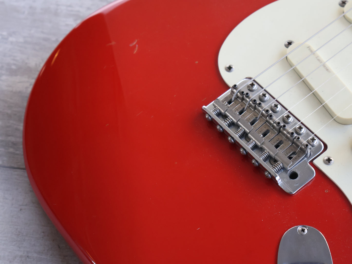1989 Fender Japan ST54-85LS '54 Reissue Clapton Stratocaster w/Lace Sensors (Torino Red)