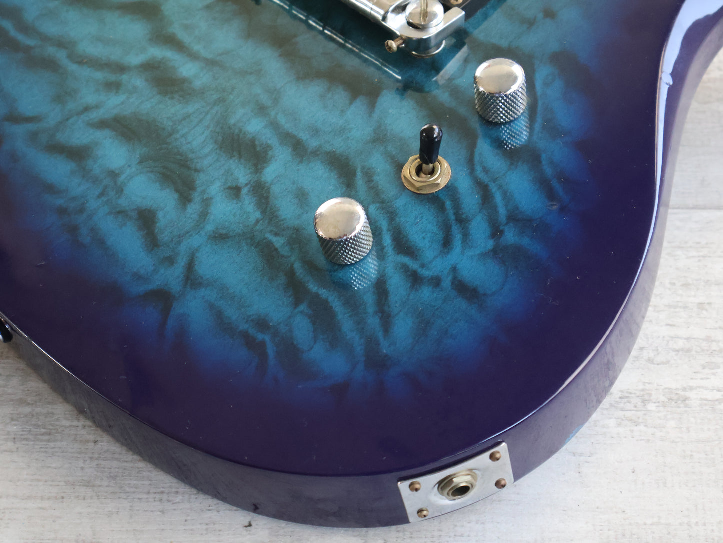 2000's BC Rich Eagle (Aquamarine Sunburst)