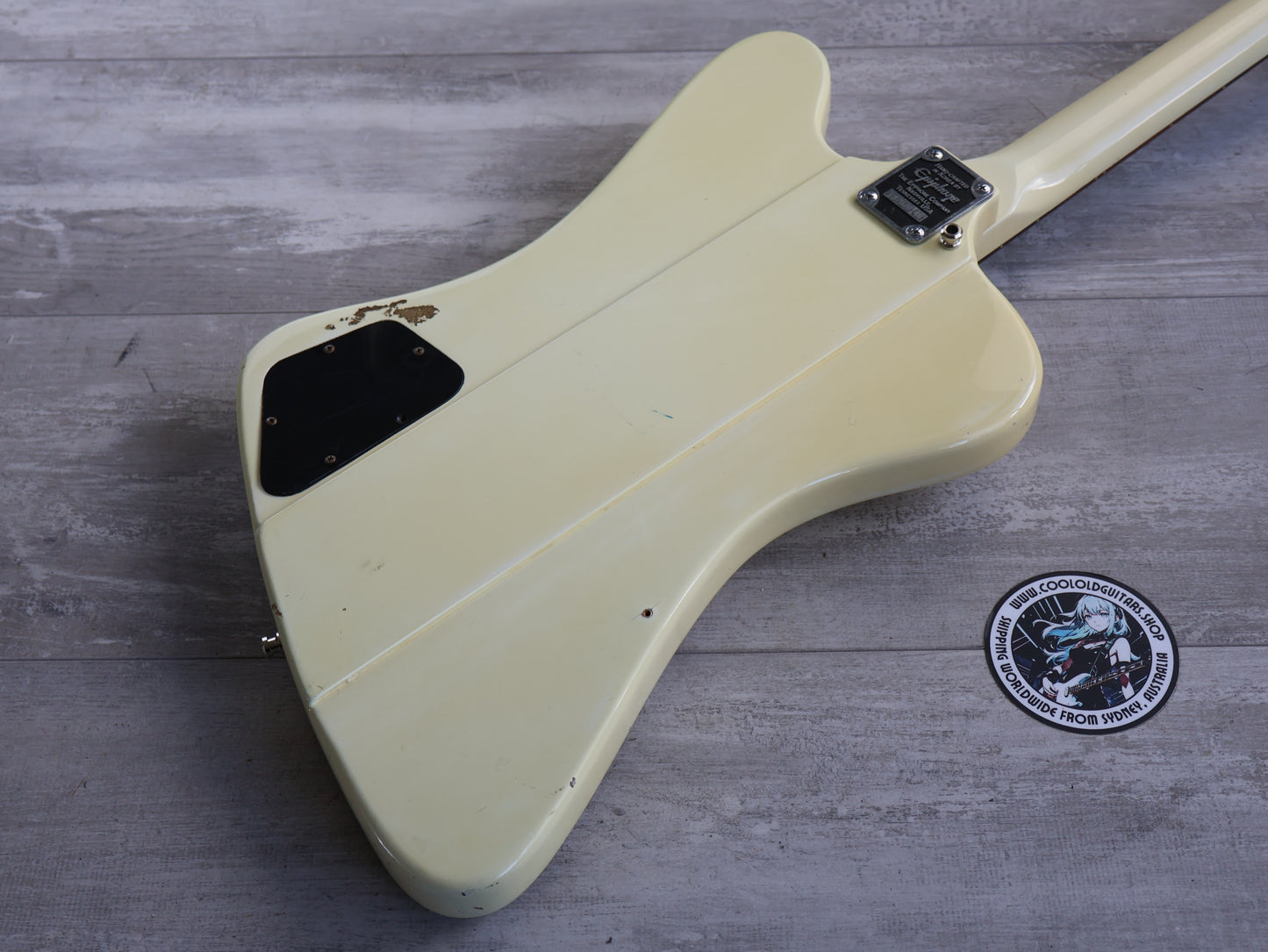 1997 Epiphone Korea Firebird III (Vintage White)