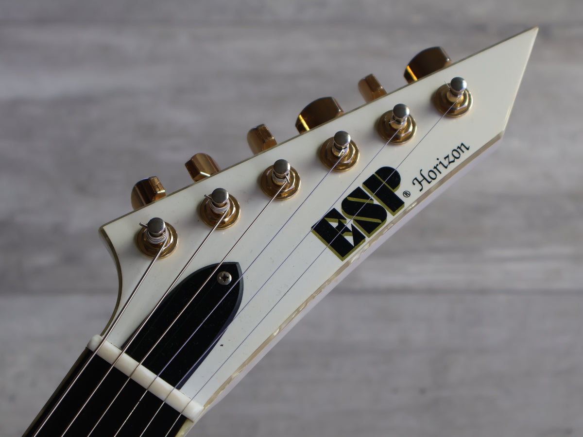 2012 ESP Japan Horizon II Kiso Custom Shop Superstrat (Pearl White)