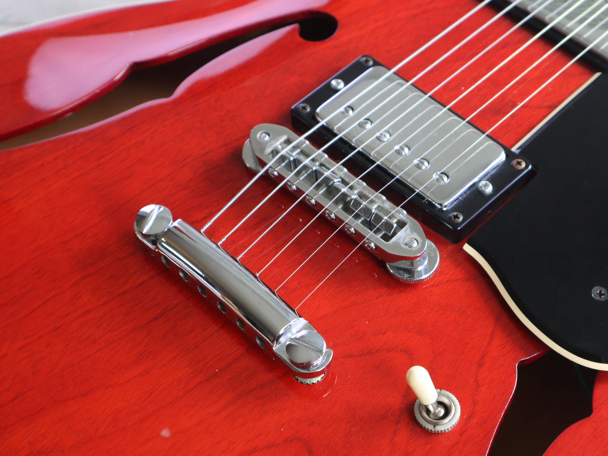 1981 Yamaha Japan SA-700 ES-335 Semi Hollowbody Electric Guitar (Persimmon Red)