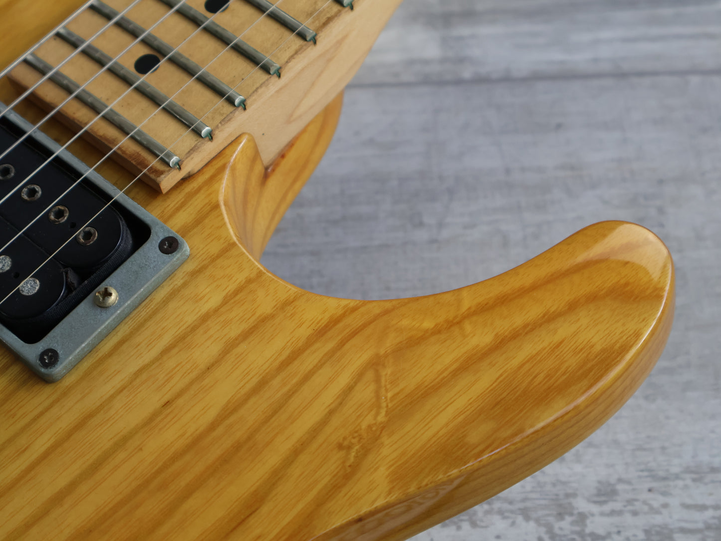 1993 Ibanez Japan SI-850M S-Series HSH Superstrat (Natural Ash)