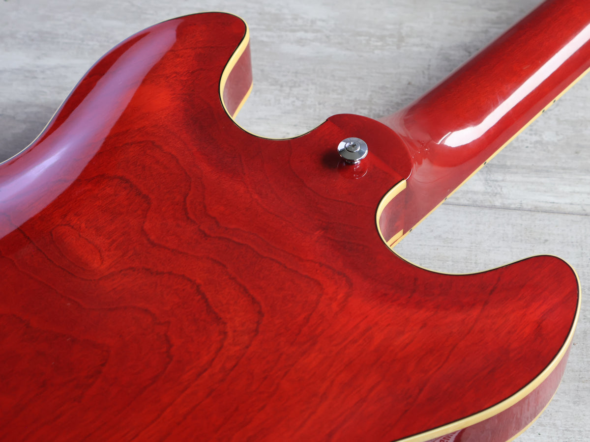 1981 Yamaha Japan SA-700 ES-335 Semi Hollowbody Electric Guitar (Persimmon Red)