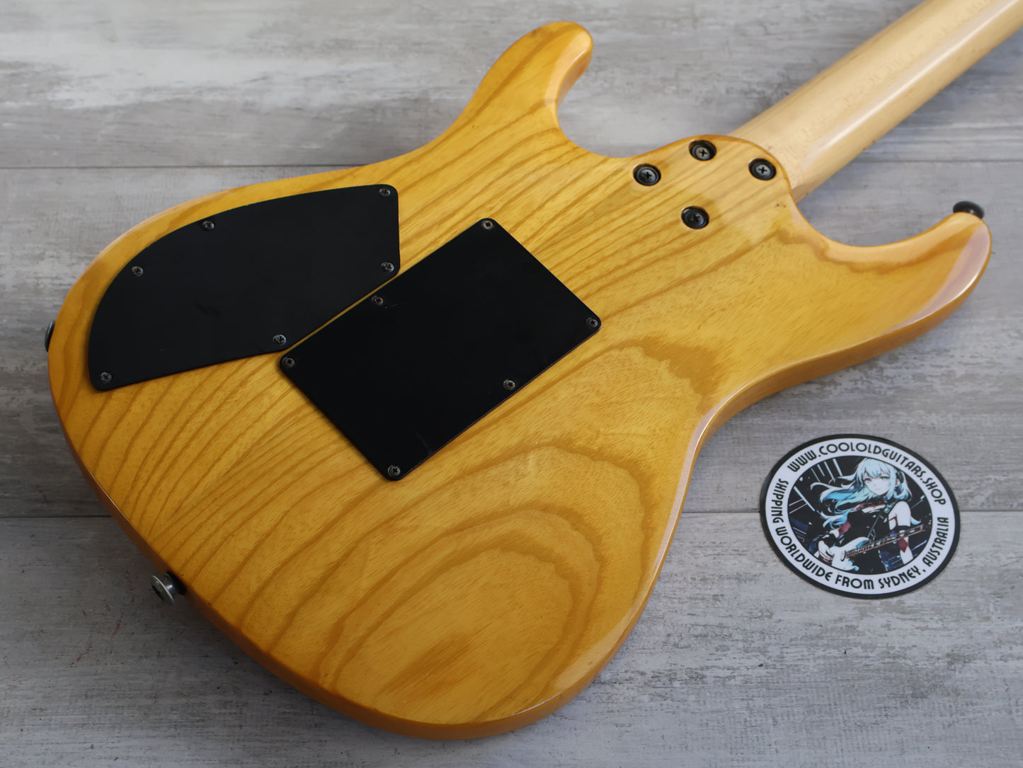 1993 Ibanez Japan SI-850M S-Series HSH Superstrat (Natural Ash)