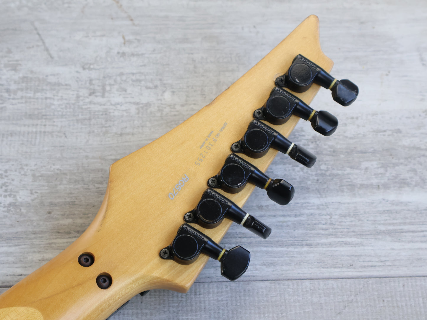 1993 Ibanez Japan RG570 HSH Superstrat (Black)