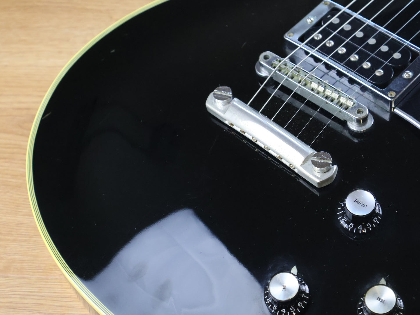 1984 Burny Japan LC-70JS John Sykes Signature Model Les Paul Custom (Ebony)