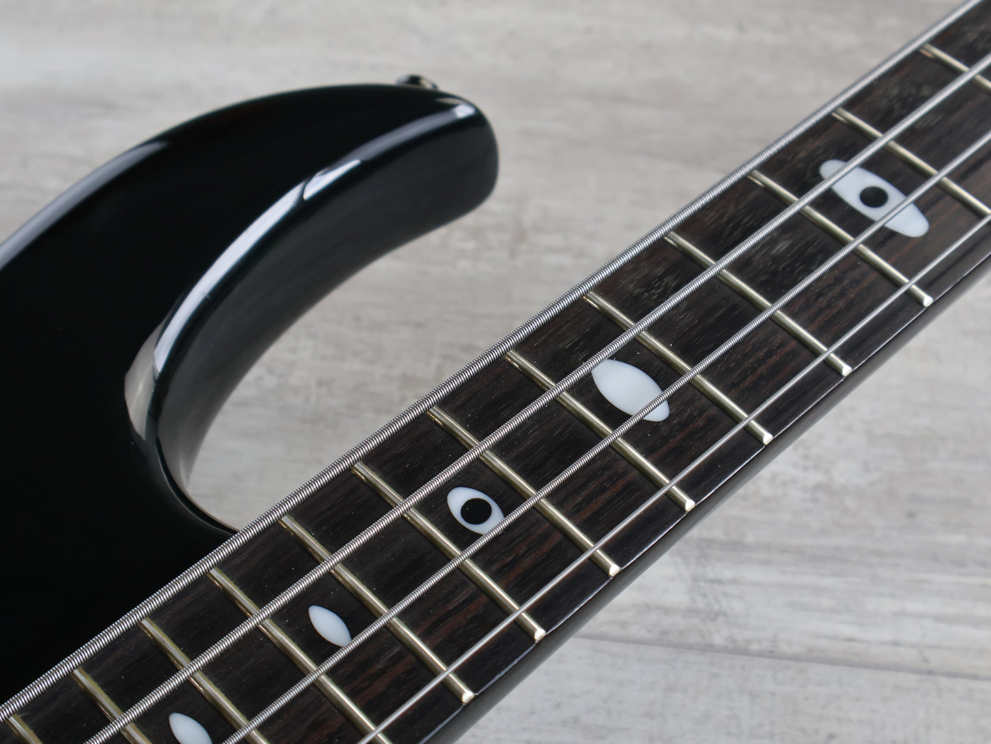 2011 Aria Pro II SB-CB Cliff Burton Neckthrough Bass (Black)