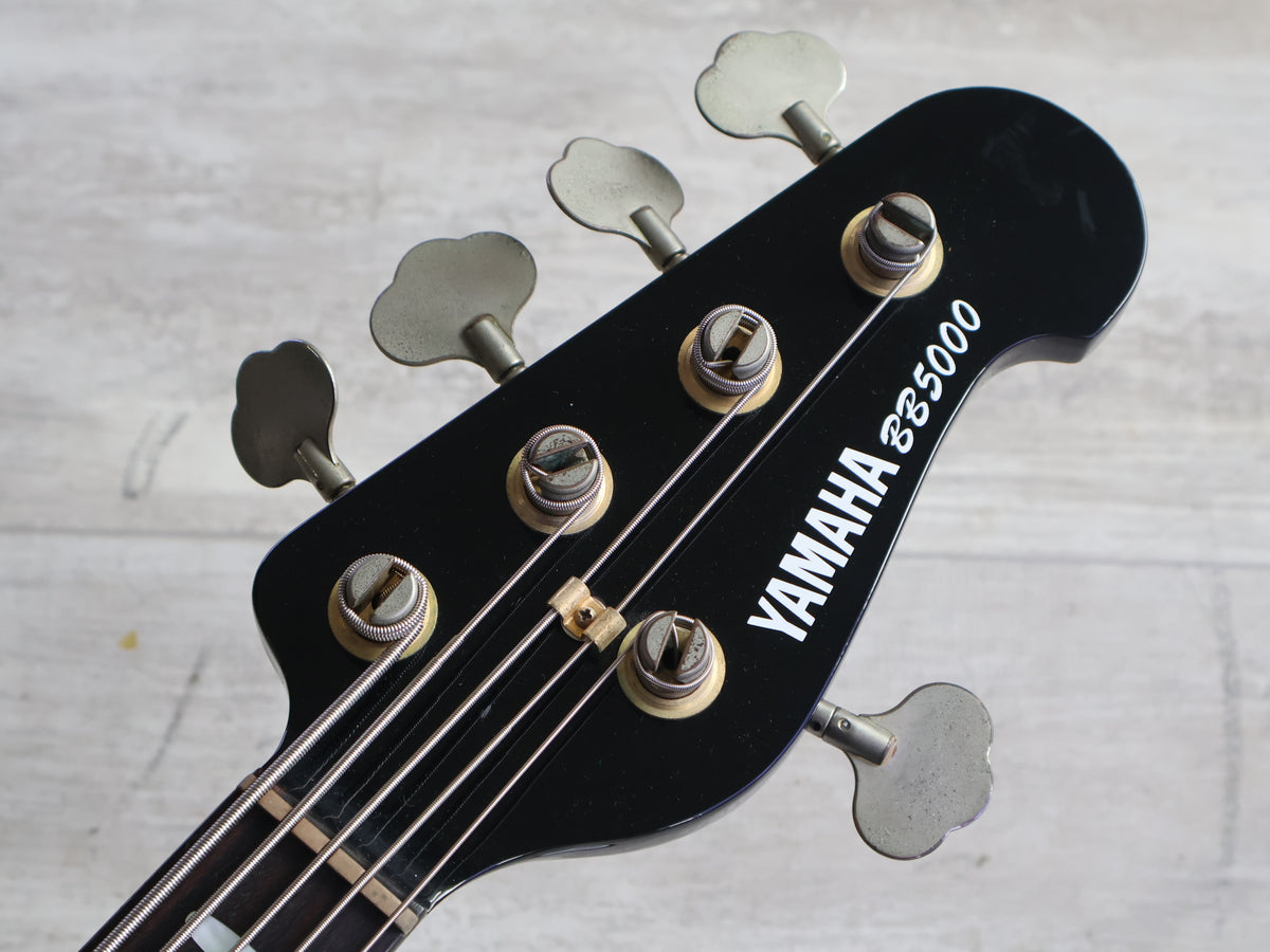 1985 Yamaha Japan BB-5000 5-String Neckthrough Broad Bass (Black)