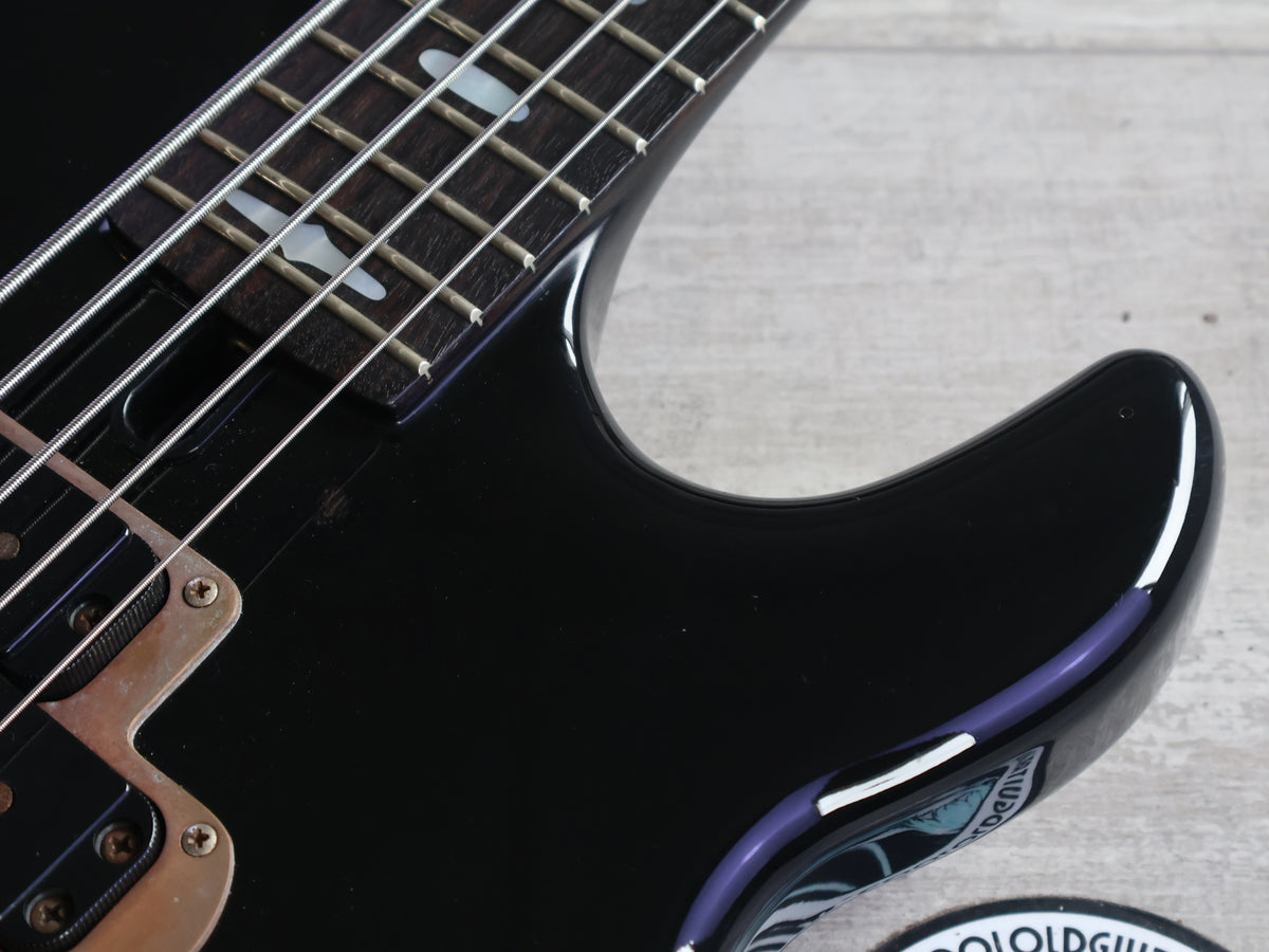 1985 Yamaha Japan BB-5000 5-String Neckthrough Broad Bass (Black)