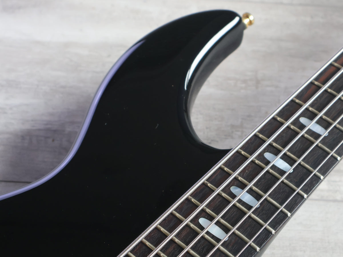 1985 Yamaha Japan BB-5000 5-String Neckthrough Broad Bass (Black)
