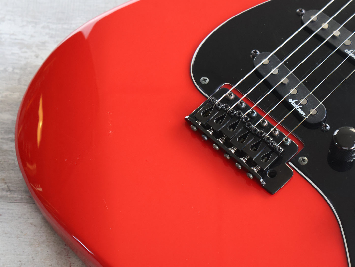 1988 Charvel Jackson Japan Model 1A SSS Superstrat (Gloss Red)