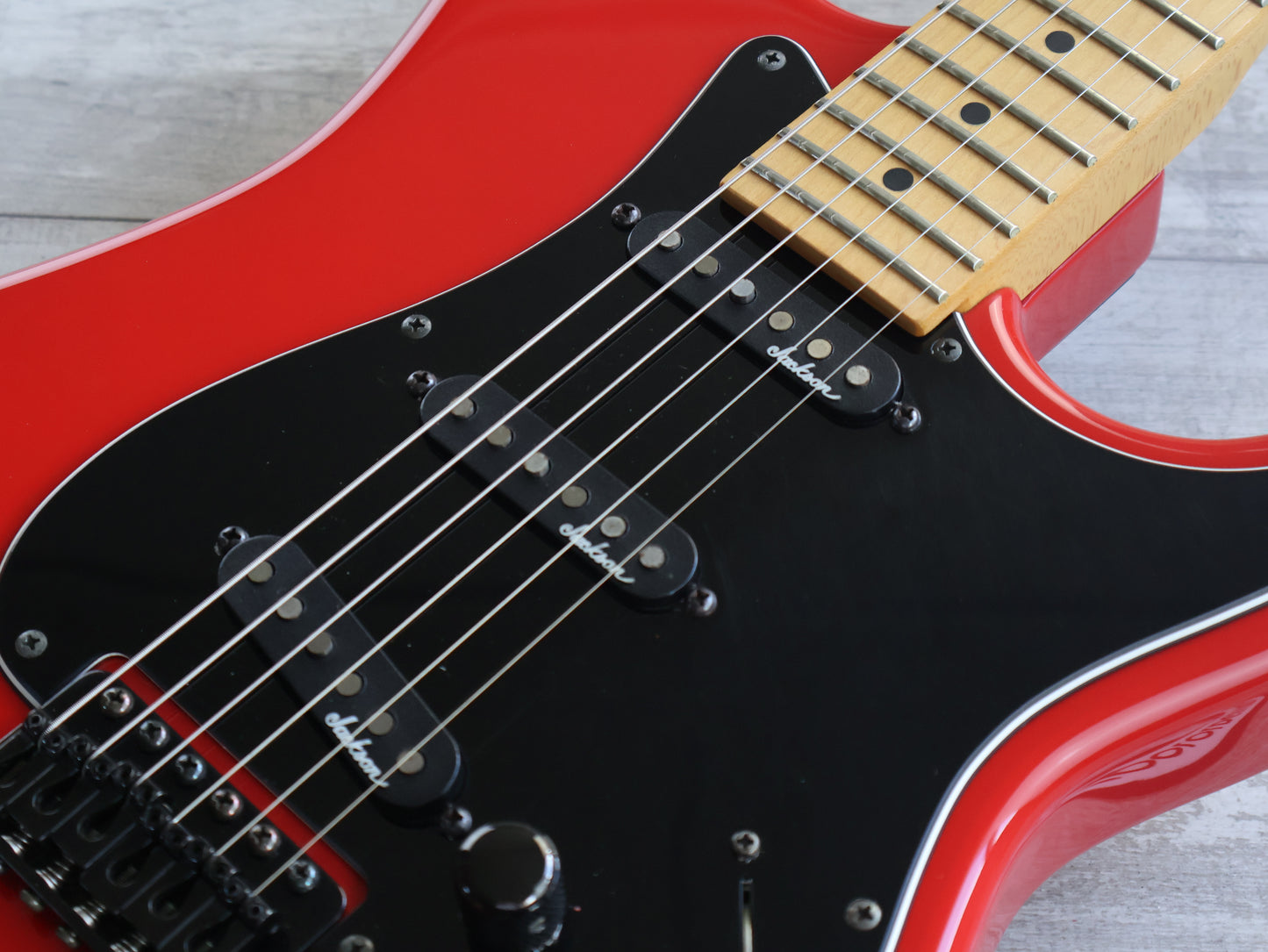 1988 Charvel Jackson Japan Model 1A SSS Superstrat (Gloss Red)