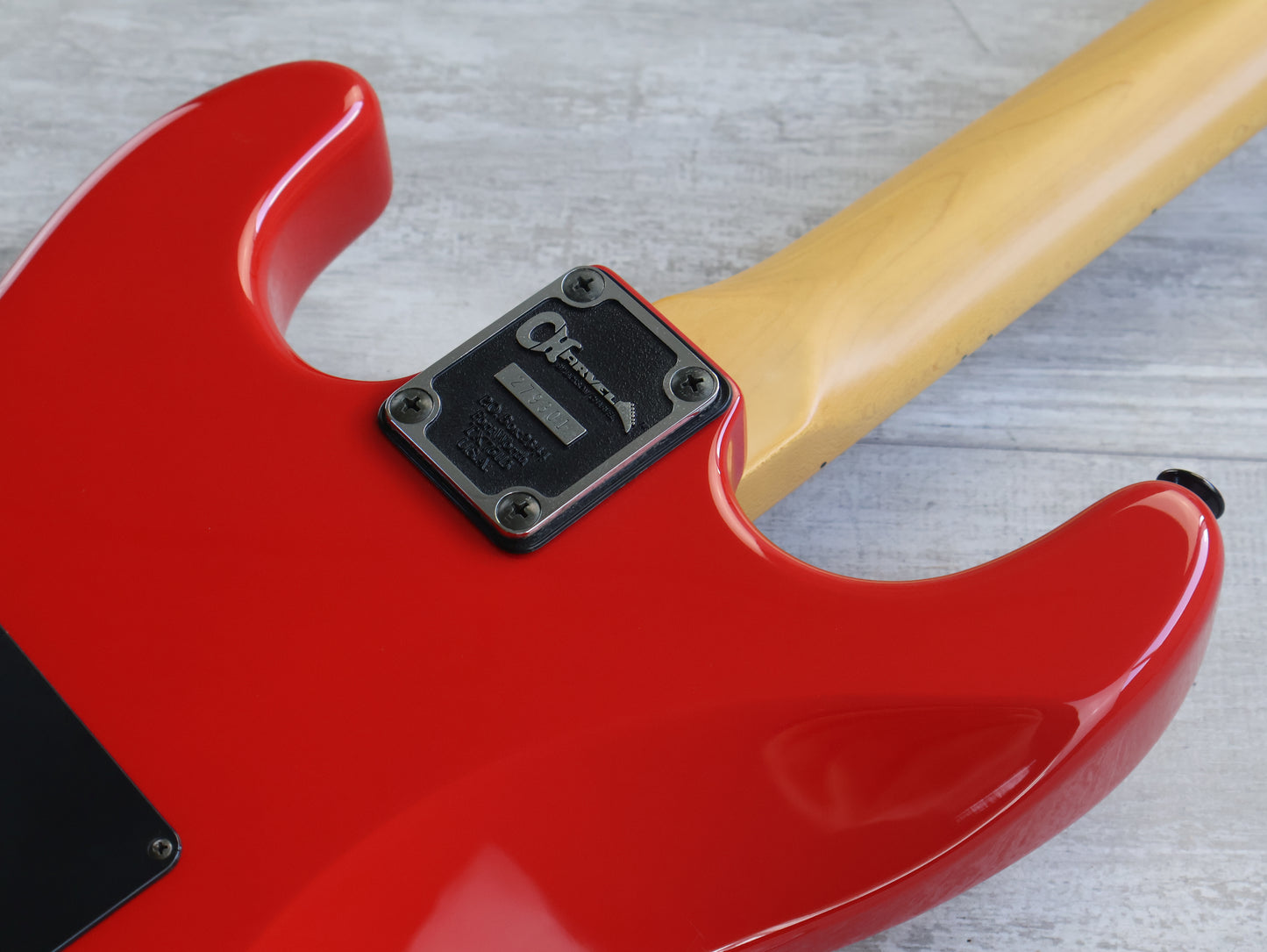 1988 Charvel Jackson Japan Model 1A SSS Superstrat (Gloss Red)
