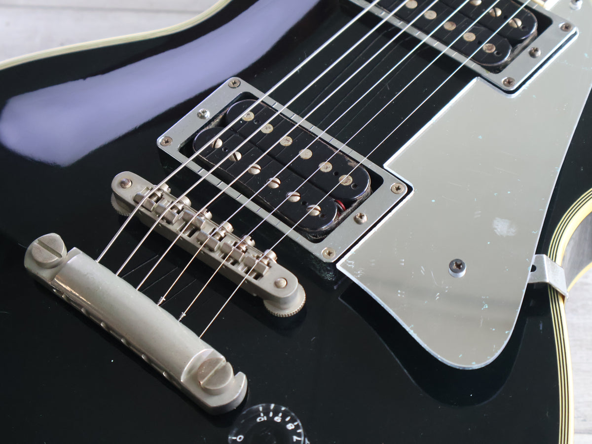 1990 Greco Japan JS-600 John Sykes Les Paul Custom (Ebony)