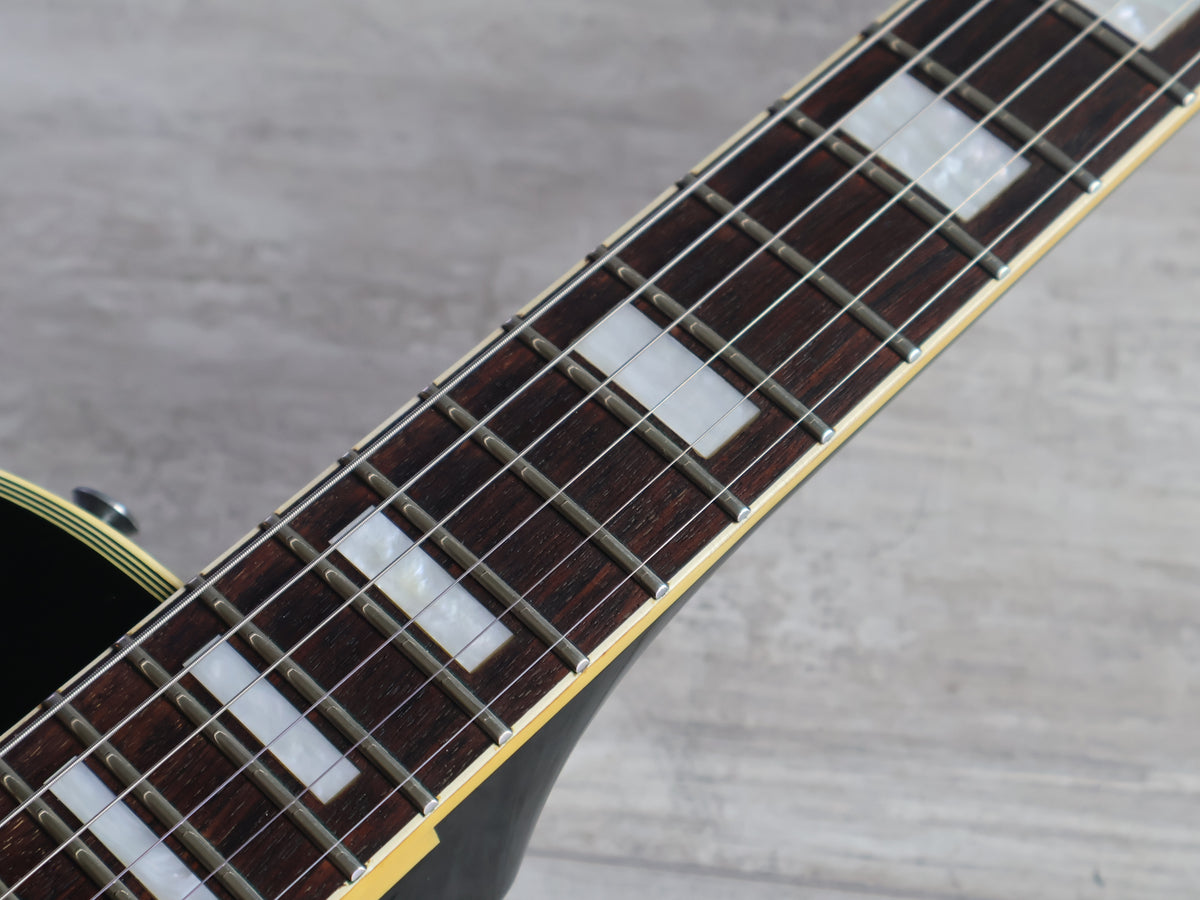 1990 Greco Japan JS-600 John Sykes Les Paul Custom (Ebony)