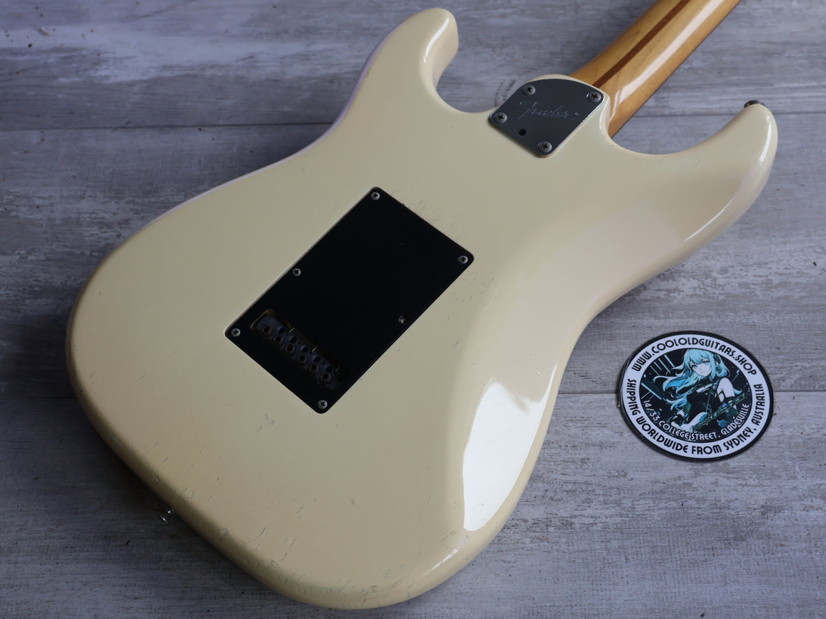 1989 Fender Japan STM60 Pro Feel "Medium Scale" Stratocaster (White)