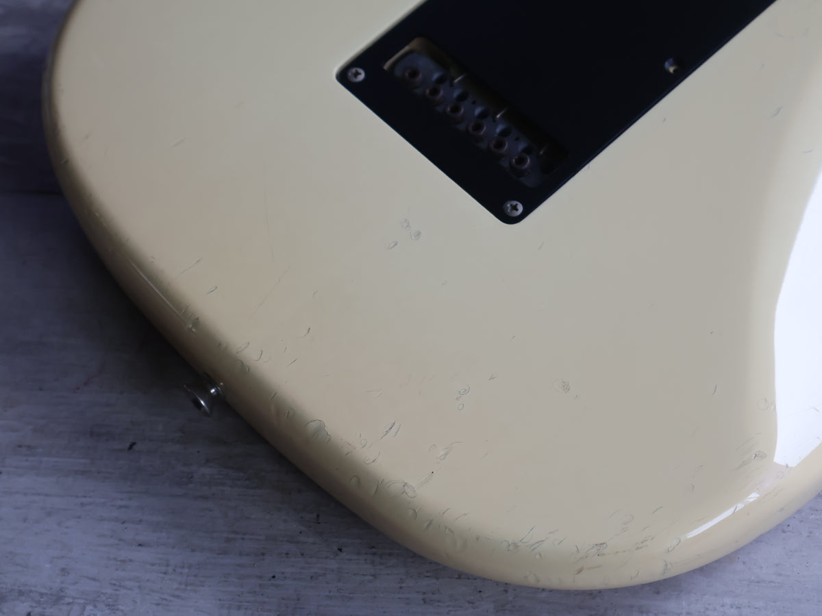 1989 Fender Japan STM60 Pro Feel "Medium Scale" Stratocaster (White)