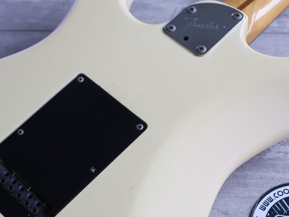 1989 Fender Japan STM60 Pro Feel "Medium Scale" Stratocaster (White)