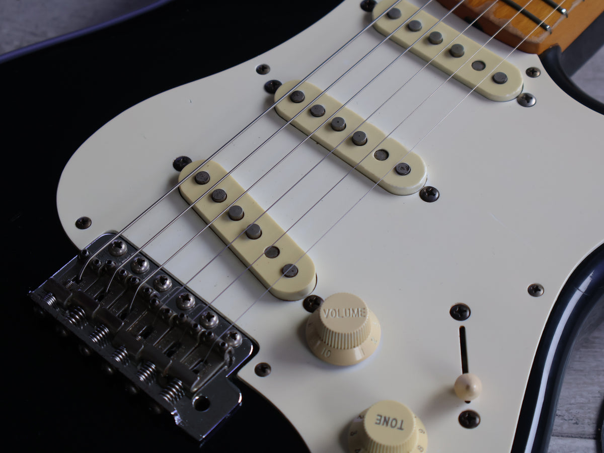 1993 Fender Japan ST57M Medium Scale '57 Reissue Stratocaster (Black)
