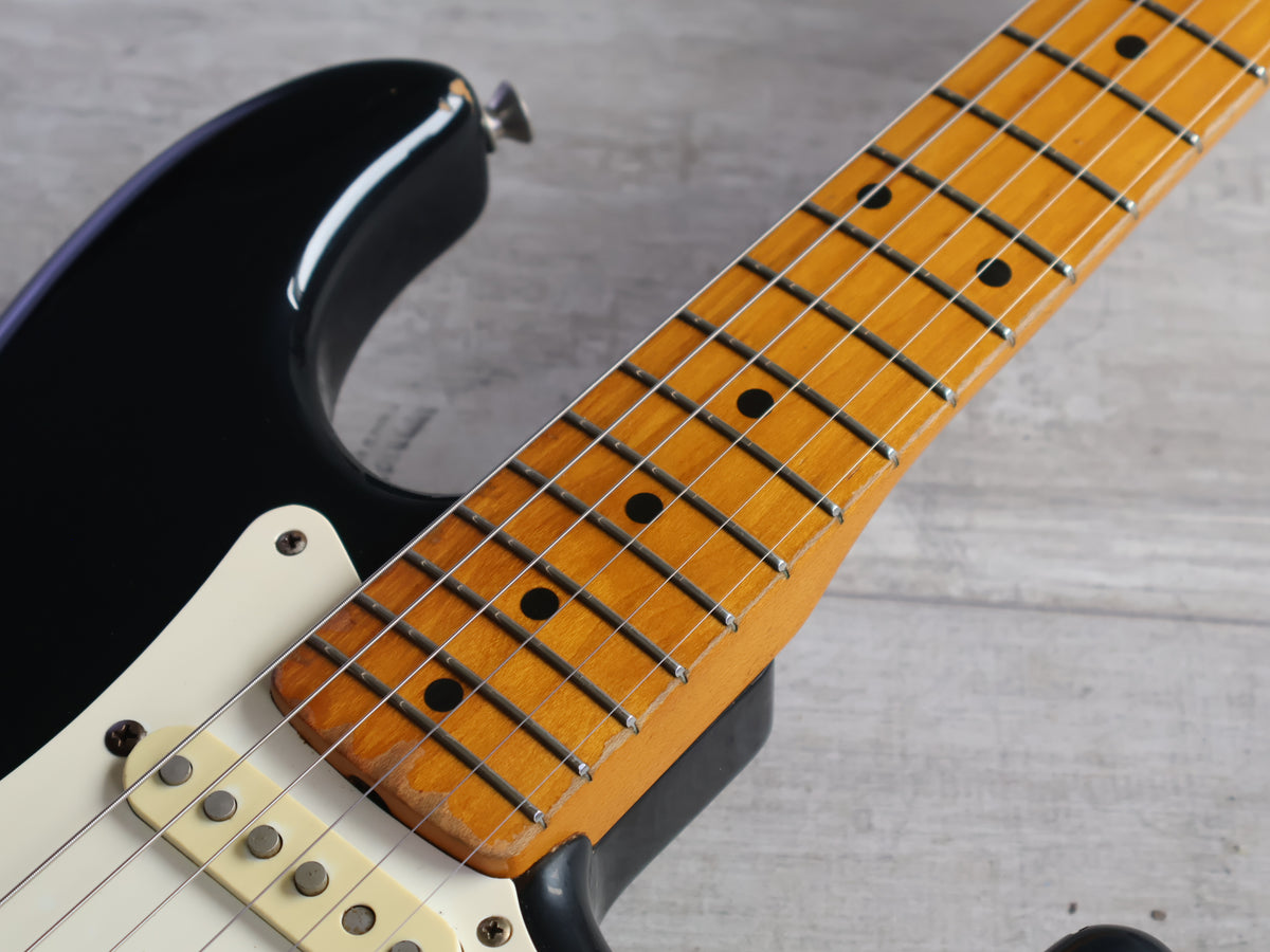 1993 Fender Japan ST57M Medium Scale '57 Reissue Stratocaster (Black)