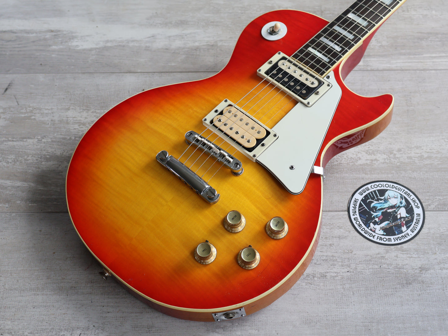 1974 Greco Japan EG-650 Les Paul Standard (Cherry Sunburst)