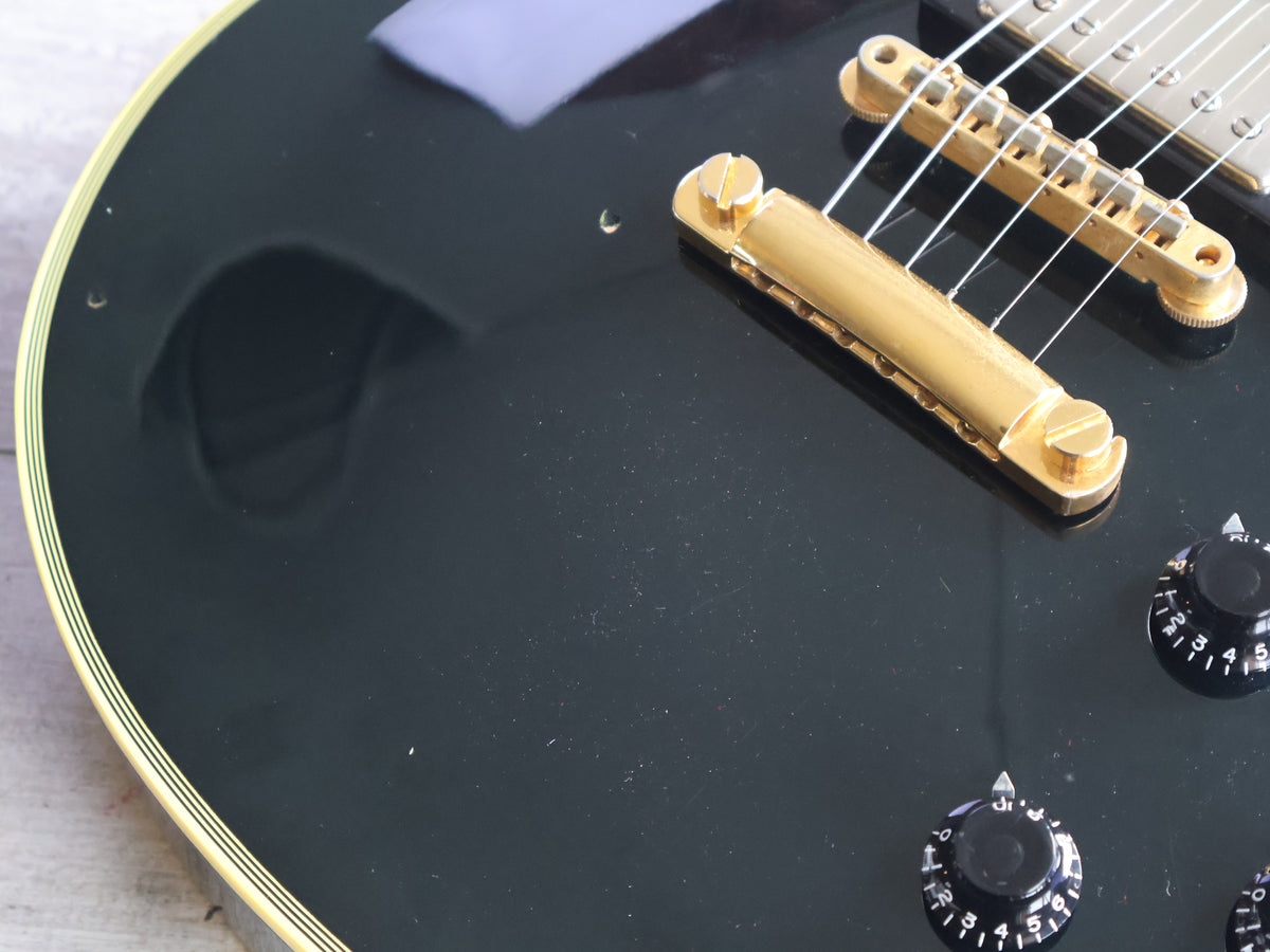 1994 Burny Japan RLC-70 Les Paul Custom (Ebony)