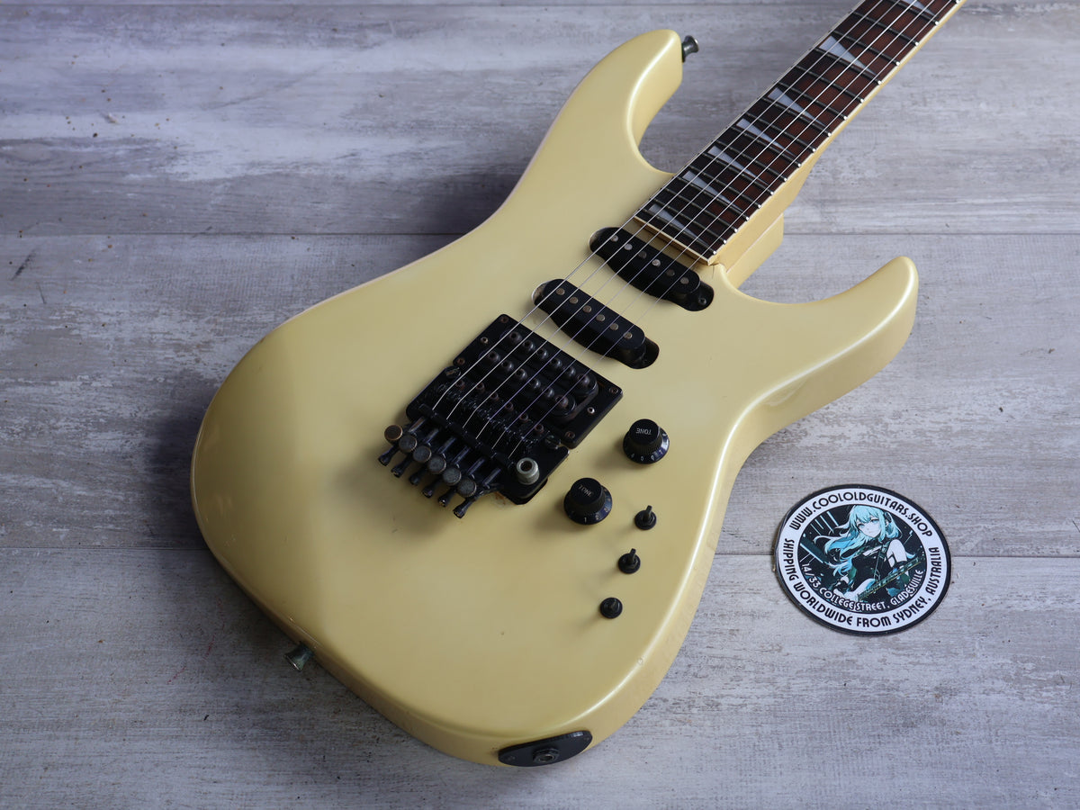 1980's Fernandes Japan STJ-75 HSS Superstrat (White)