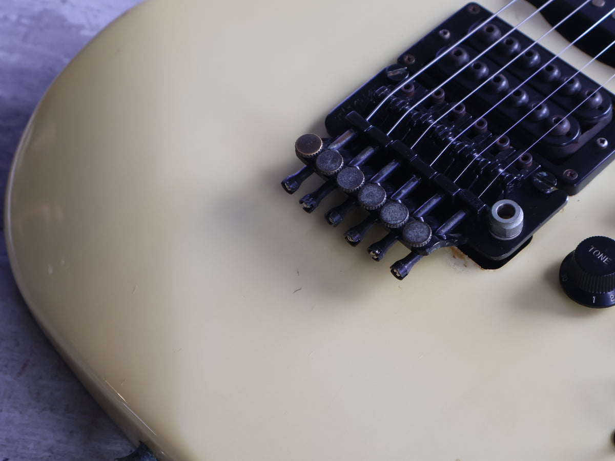 1980's Fernandes Japan STJ-75 HSS Superstrat (White)