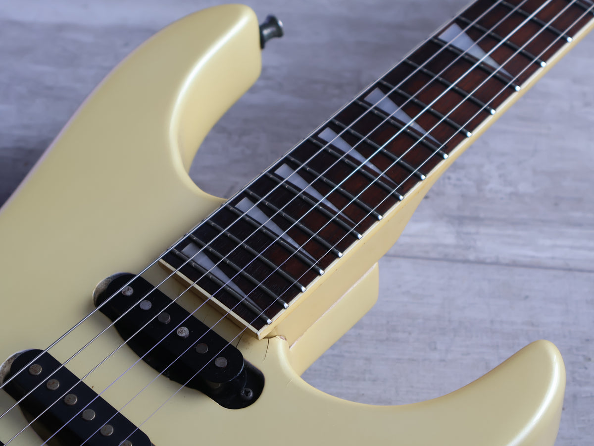 1980's Fernandes Japan STJ-75 HSS Superstrat (White)