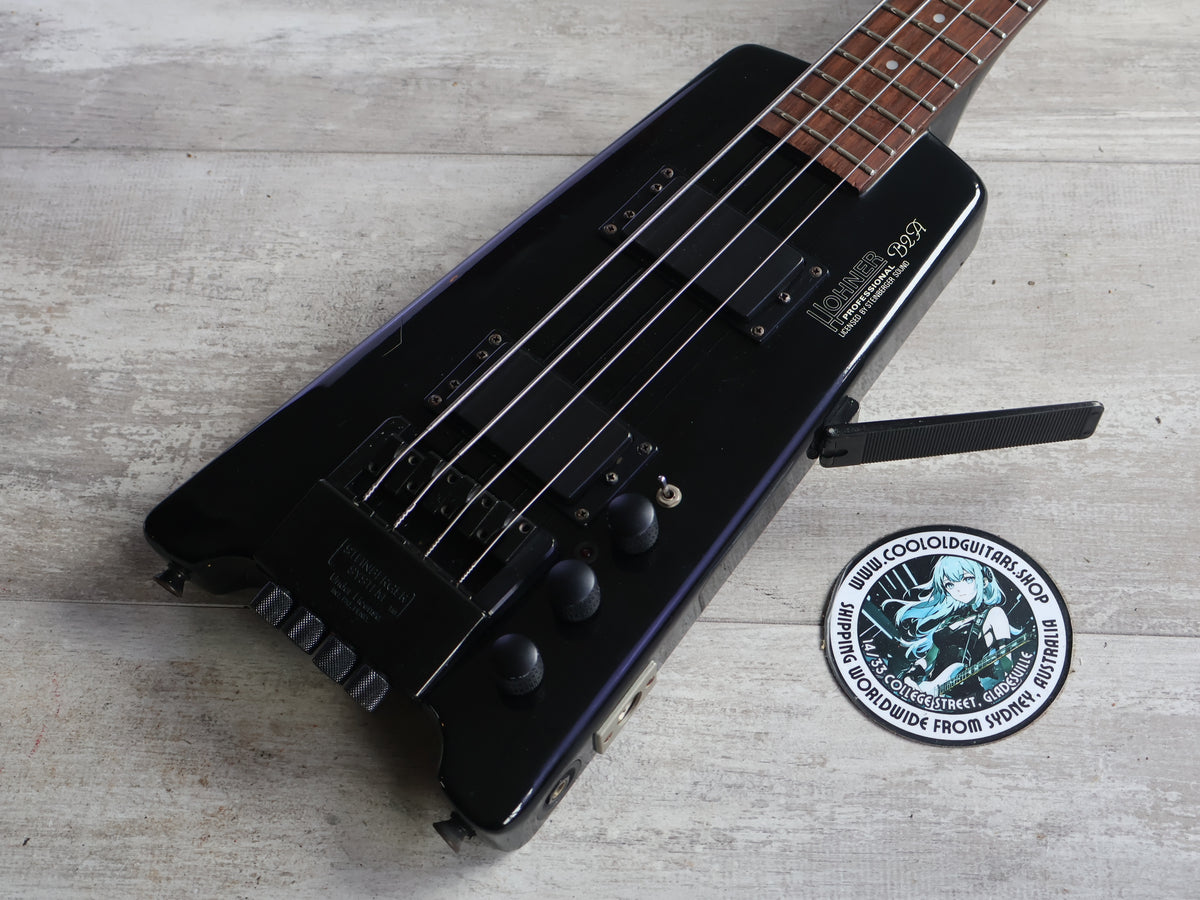 1990 Hohner B2A Headless Paddle Bass Guitar w/Steinberger System