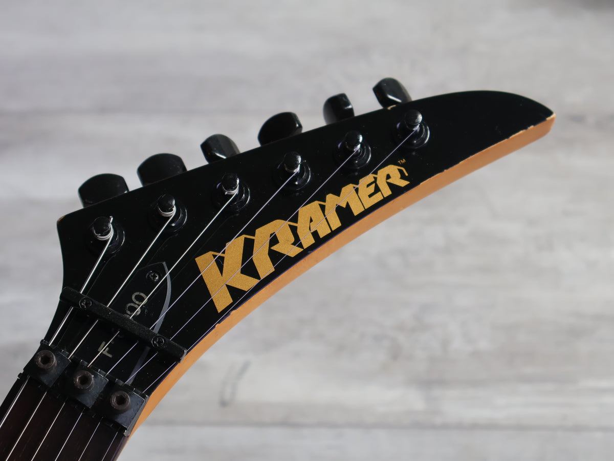 1980's Kramer (by ESP Japan) F-6000 Focus 6000 HSS Superstrat (Candy Apple Red)