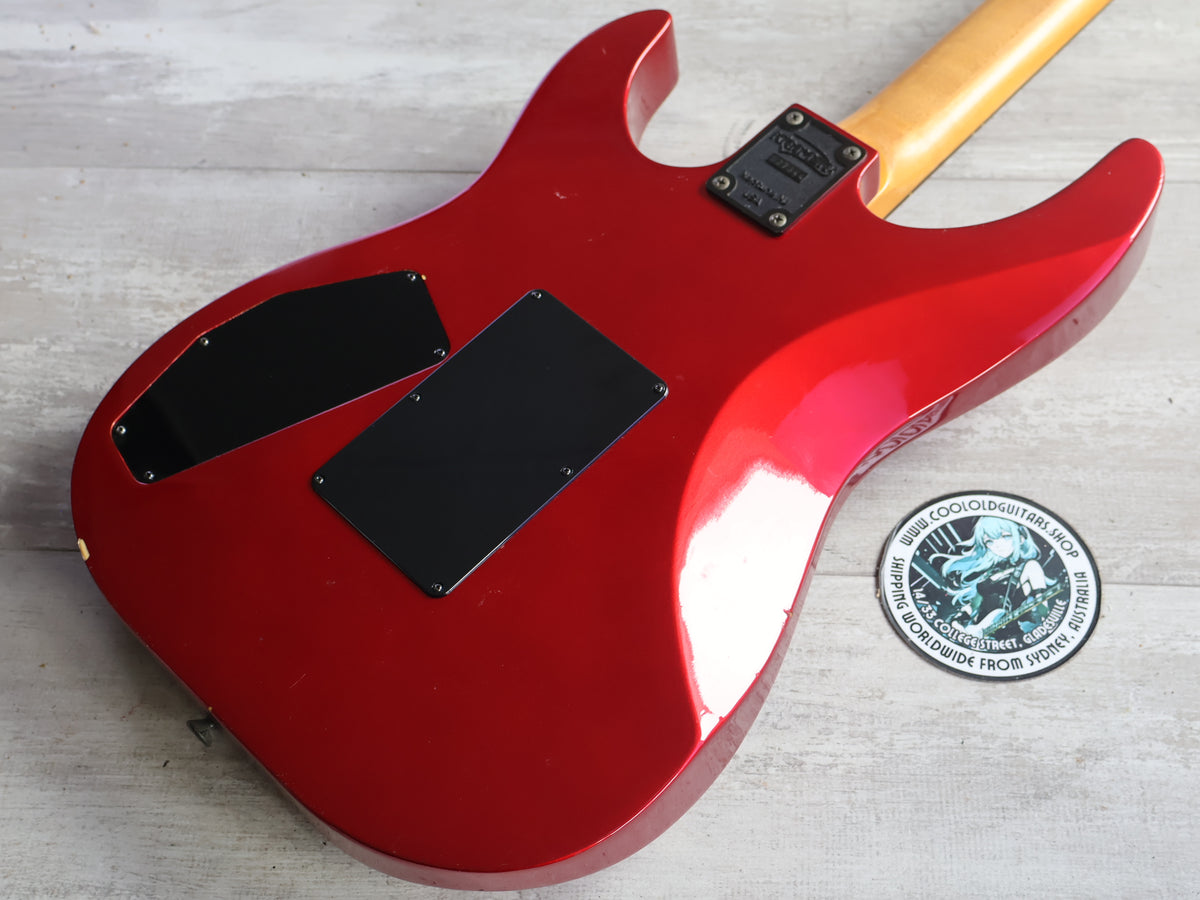 1980's Kramer (by ESP Japan) F-6000 Focus 6000 HSS Superstrat (Candy Apple Red)