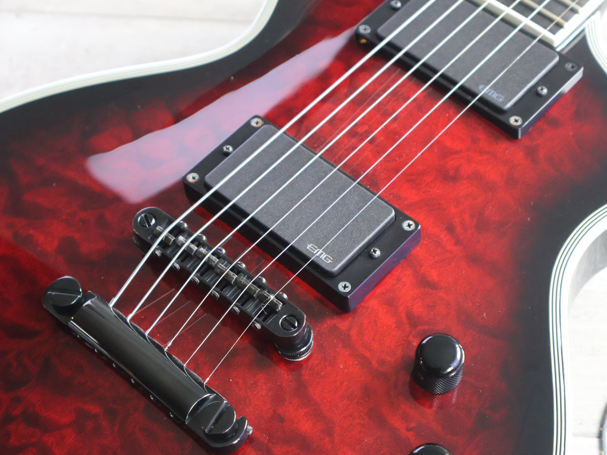 2019 ESP E-II Japan Eclipse II Quilted Maple (See Thru Black Cherry Sunburst)