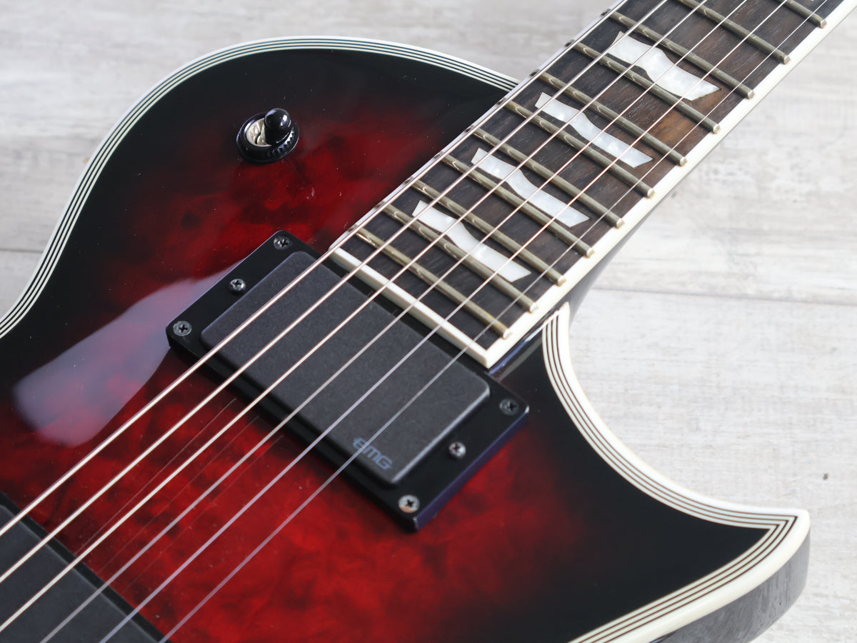 2019 ESP E-II Japan Eclipse II Quilted Maple (See Thru Black Cherry Sunburst)