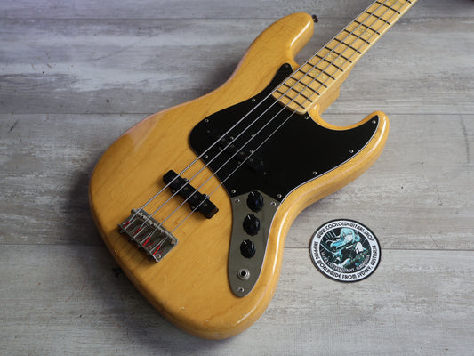 1980's ESP Navigator Japan Custom Order 70's Reissue Jazz Bass (Natural)