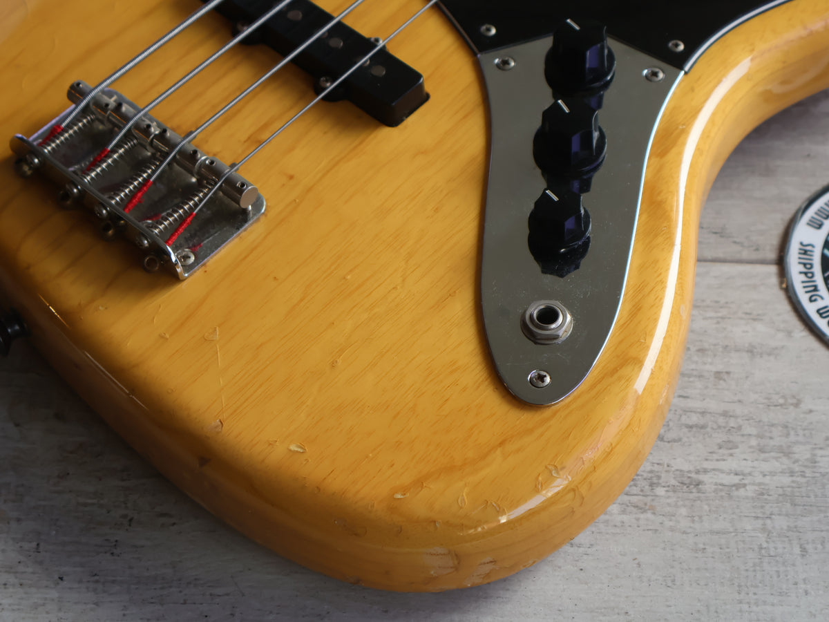 1980's ESP Navigator Japan Custom Order 70's Reissue Jazz Bass (Natural)