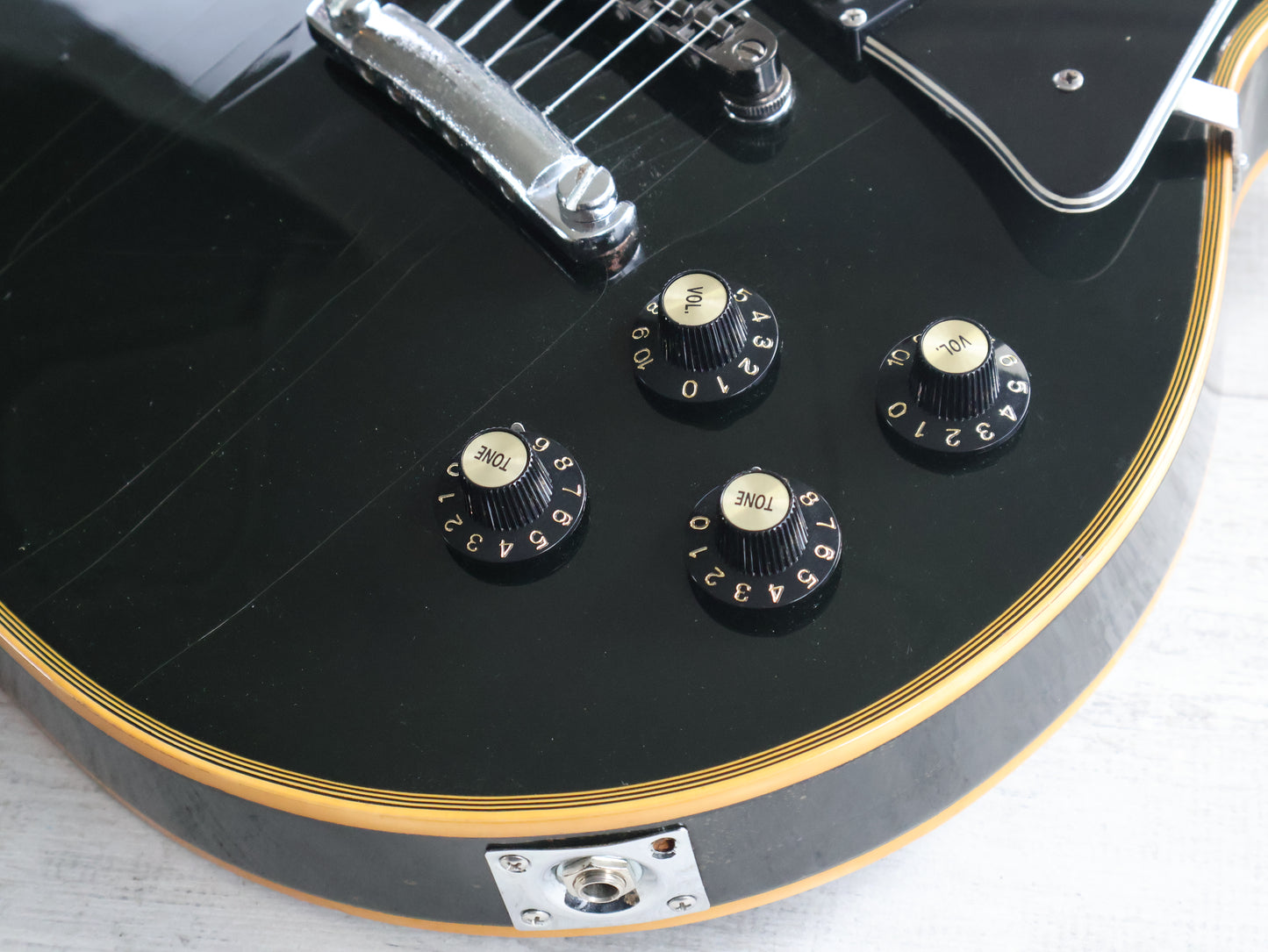 1974 Greco Japan EG-380B Les Paul Custom w/Bareknuckles (Ebony)