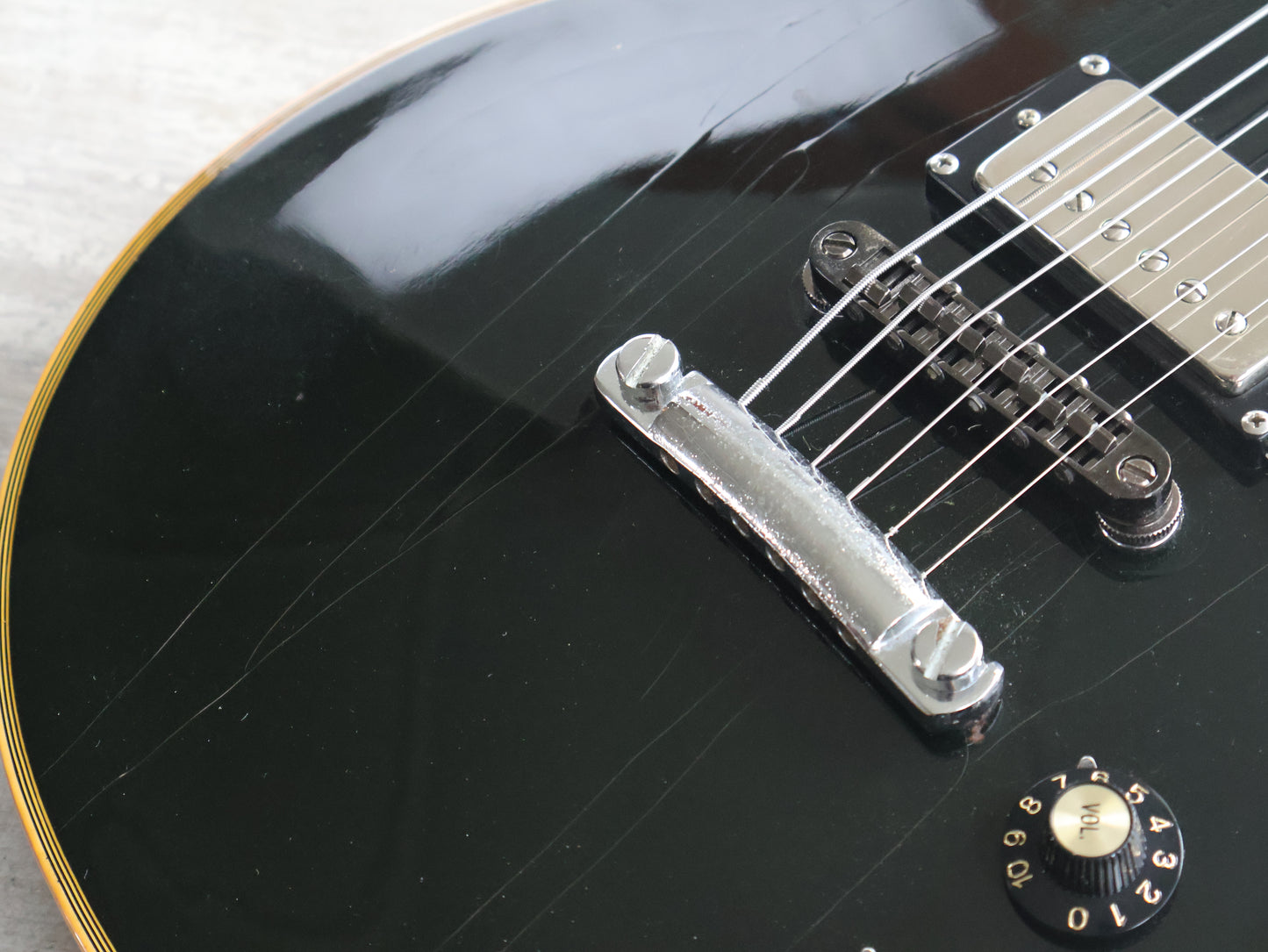 1974 Greco Japan EG-380B Les Paul Custom w/Bareknuckles (Ebony)