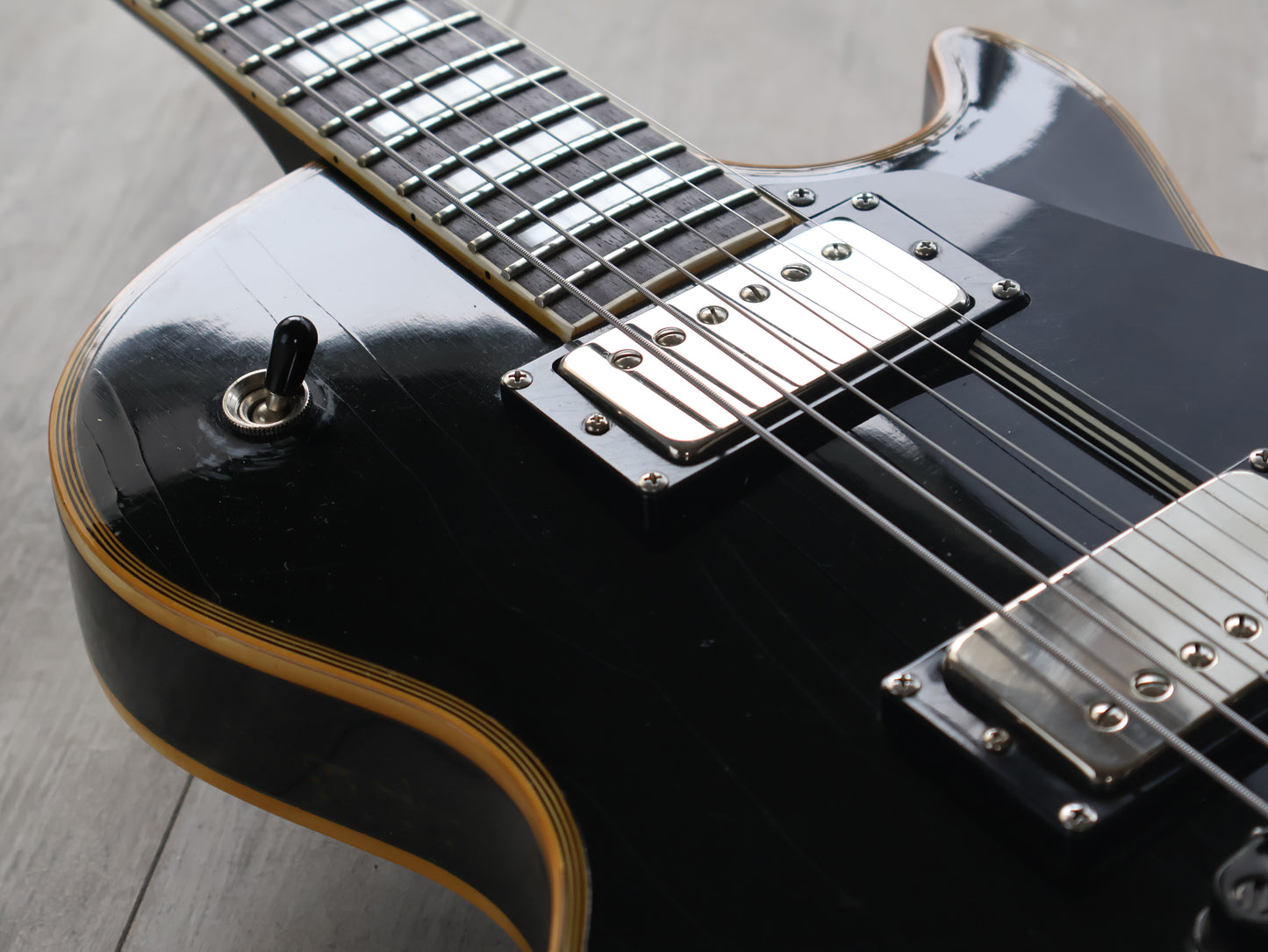 1974 Greco Japan EG-380B Les Paul Custom w/Bareknuckles (Ebony)