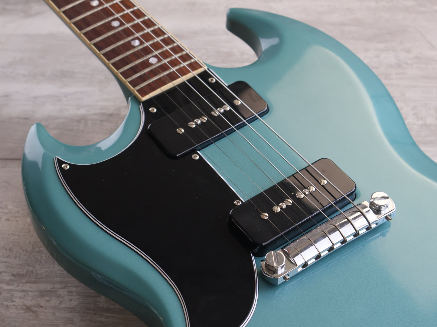 2022 Gibson USA SG Special LH Left Handed Double Cutaway (Faded Pelham Blue)