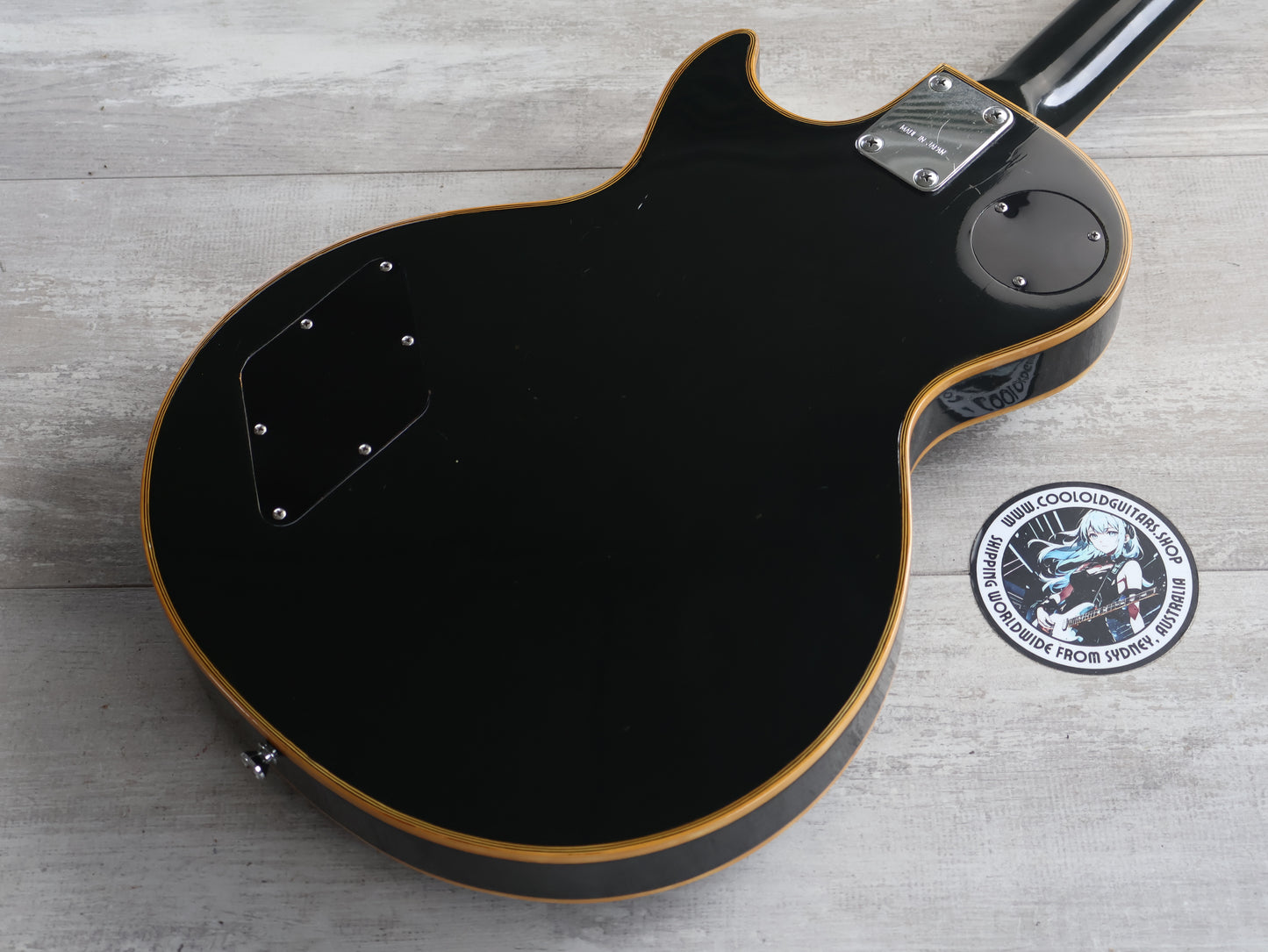 1974 Greco Japan EG-380B Les Paul Custom w/Bareknuckles (Ebony)