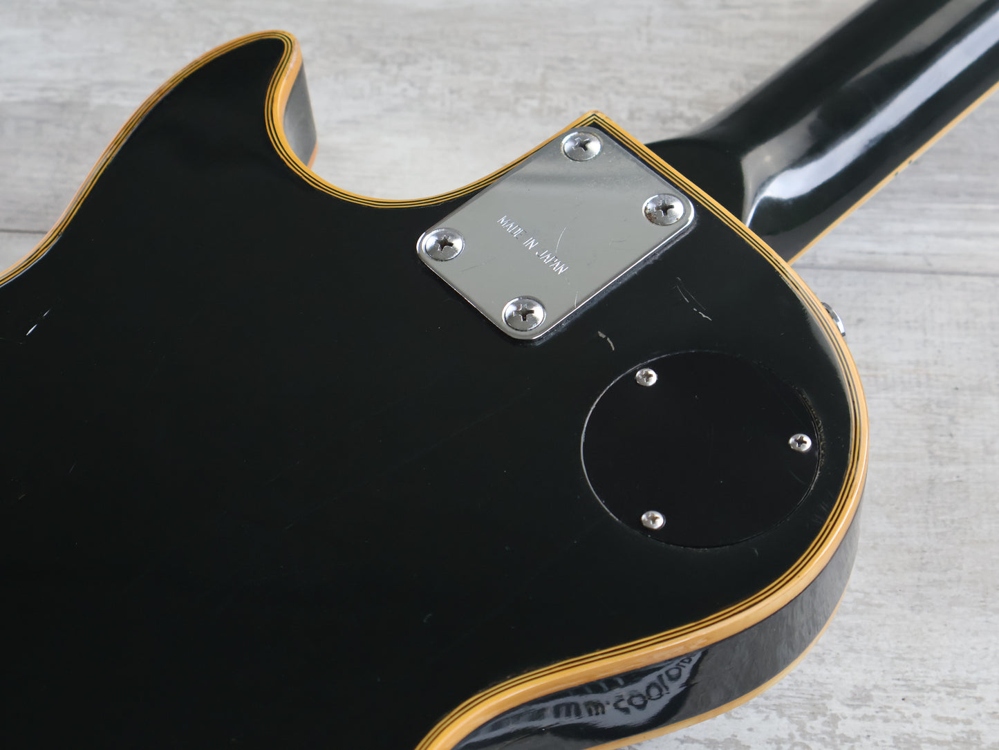 1974 Greco Japan EG-380B Les Paul Custom w/Bareknuckles (Ebony)
