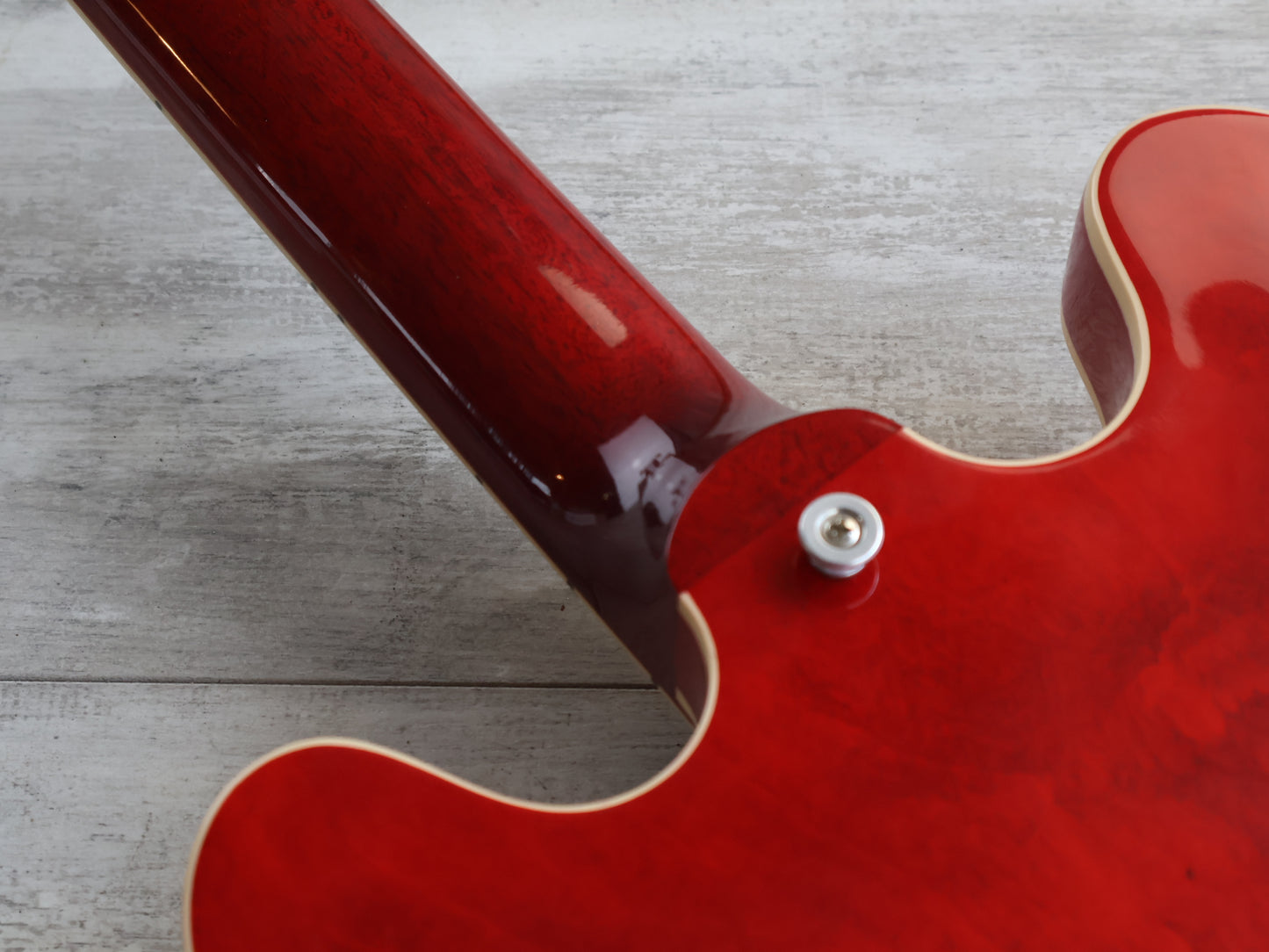 2022 Gibson USA LH Left Handed Dot ES-335 Semi-Hollowbody (Sixties Cherry)