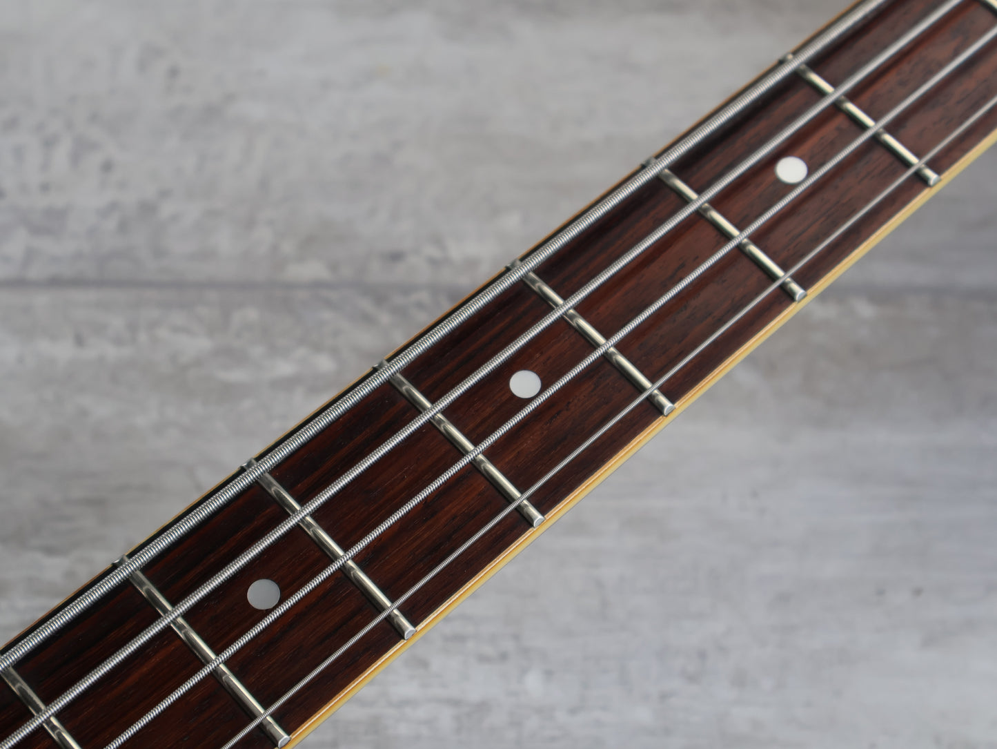 1989 Greco Japan FVB-75 Short Scale Flying V Bass (Cherry Red)