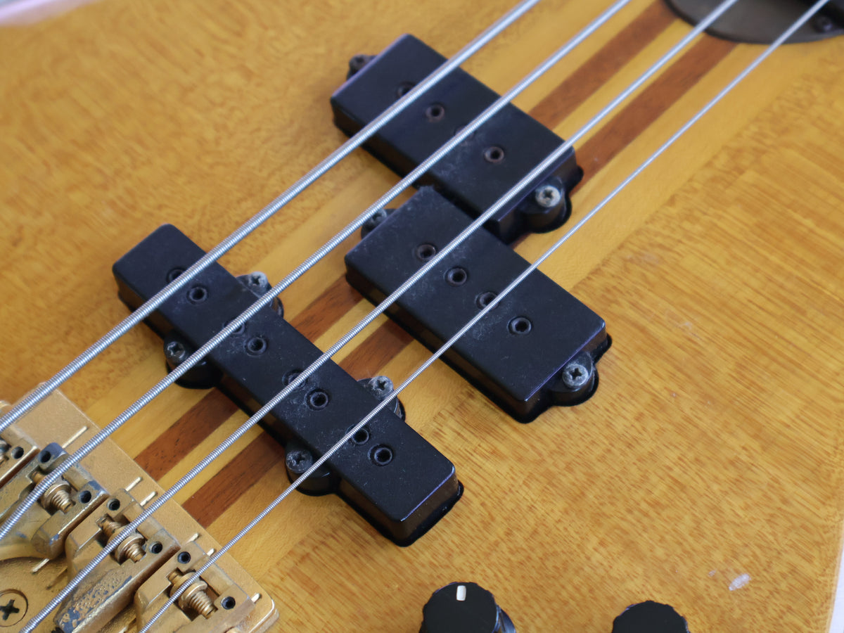1989 Rockoon Japan (by Kawai) KRB-90 Neckthrough Bass (Natural)