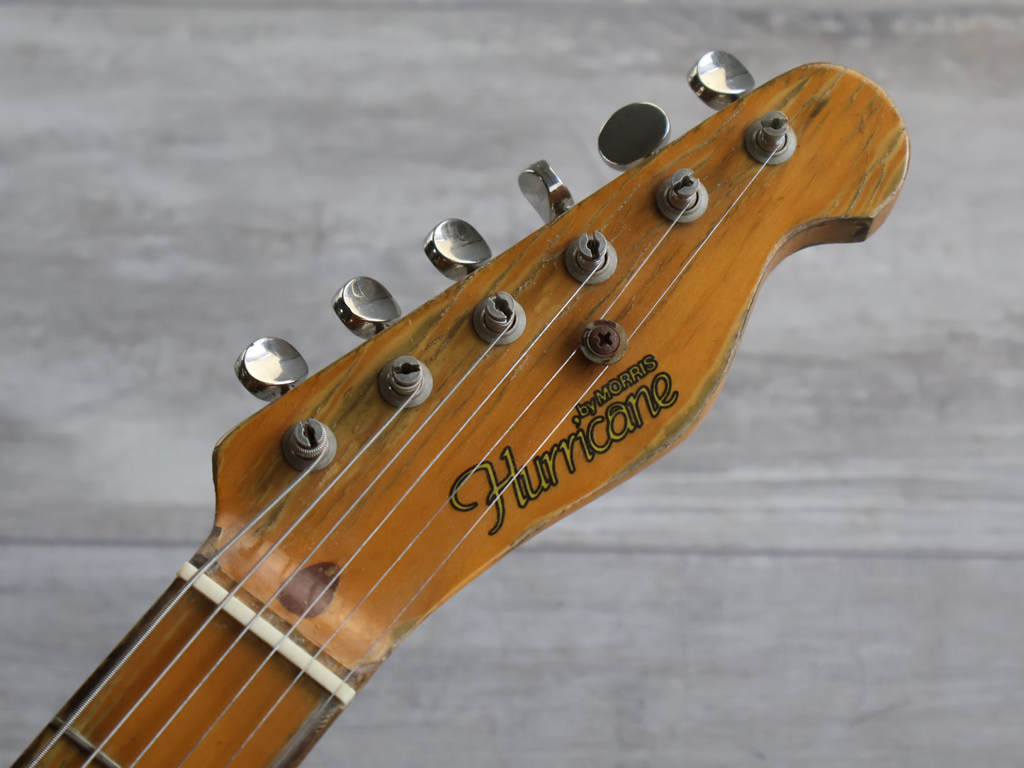 1980's Hurricane (by Morris Japan) Vintage Telecaster (Natural)
