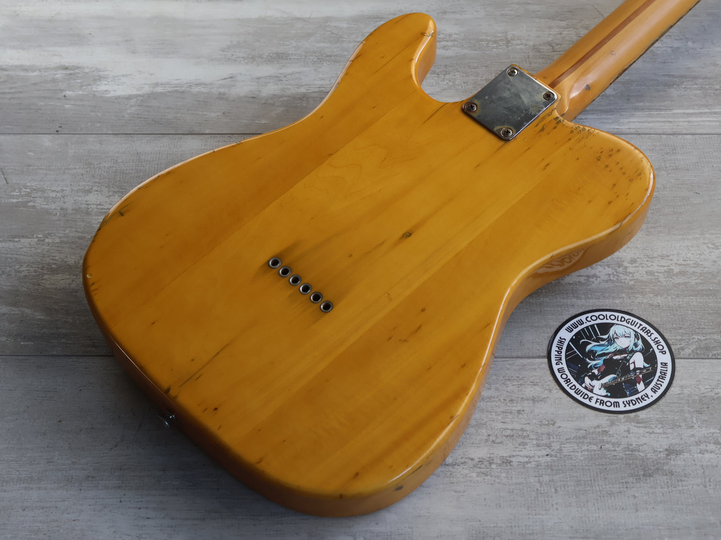 1980's Hurricane (by Morris Japan) Vintage Telecaster (Natural)