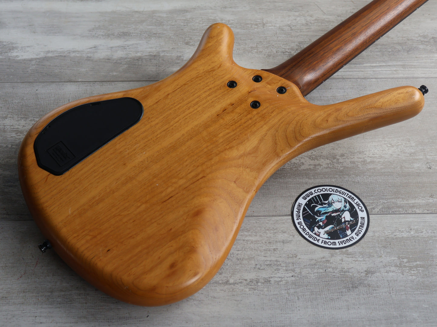 2009 Warwick Germany Corvette "$$" (Double Buck) 4-String Bass (Natural)