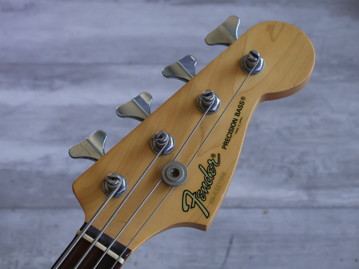 1989 Fender Japan PJ-455 "E Series" Precision Bass (Black)