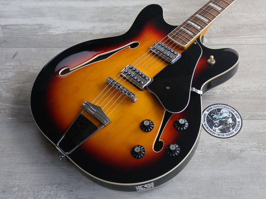 2014 Fender Coronado II Modern Player Series Hollowbody (Sunburst)